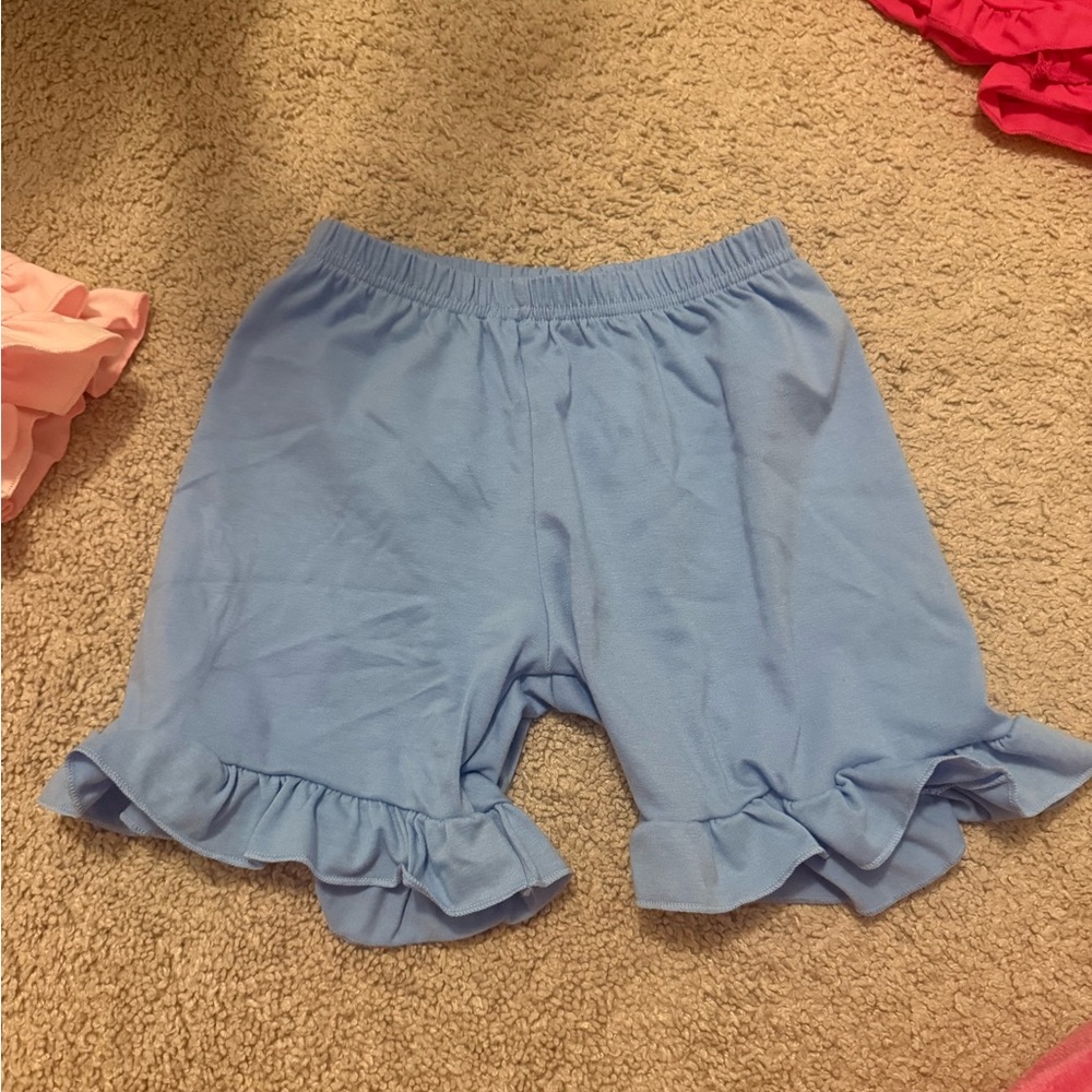 Colorful Ruffled Shorts Set - Picture 3 of 5